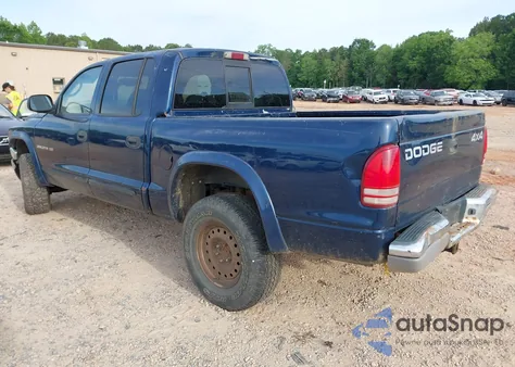 2002 Dodge Dakota Slt z USA, uszkodzony, nr VIN 1B7HG48N82S678086